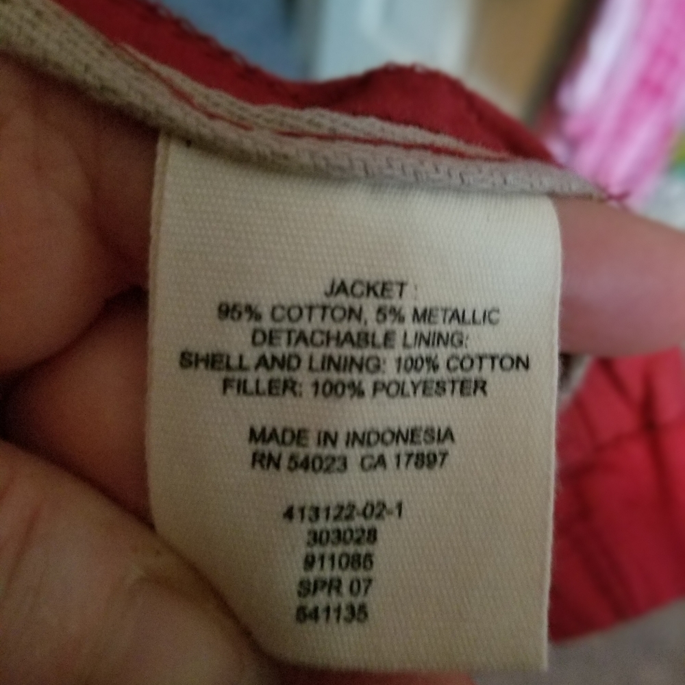 Red Gap Cargo Jacket - image 6